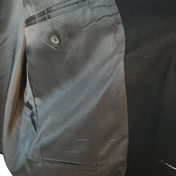 🇺🇸ALS🇺🇸 EUC Black Suit Jacket Size 48R - Picture 7 of 8